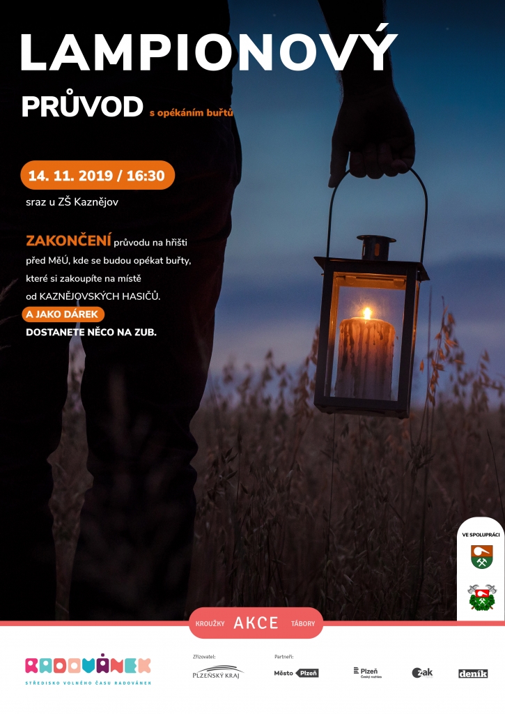 Lampionový průvod 2019 Kaznějov